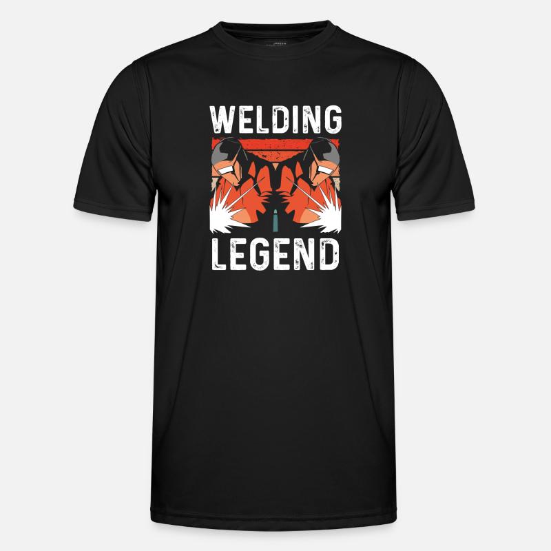 Welding legend - Men's Functional T-Shirt - black