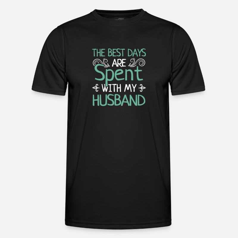 Beste Tage Mit Ehemann Heiraten Ehepaar Geschenk Männer Funktions-T-Shirt