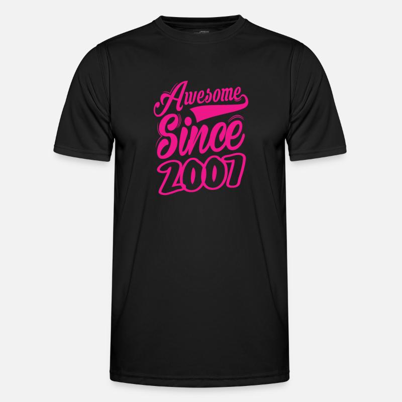 Génial depuis 2007 - T-shirt sport Homme - noir