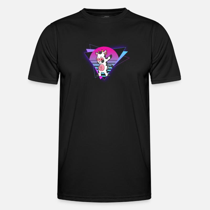 Vache Vaporwave T-shirt sport Homme