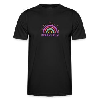 Kindergarten - Männer Funktions-T-Shirt - Schwarz - Vorne - AI Model Male 178 dark (178cm)