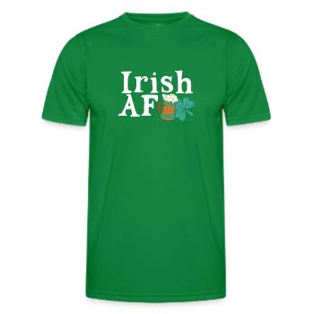 Irish Afk - Men's Functional T-Shirt - kelly green - Front - AI Model Male 178 dark (178cm)