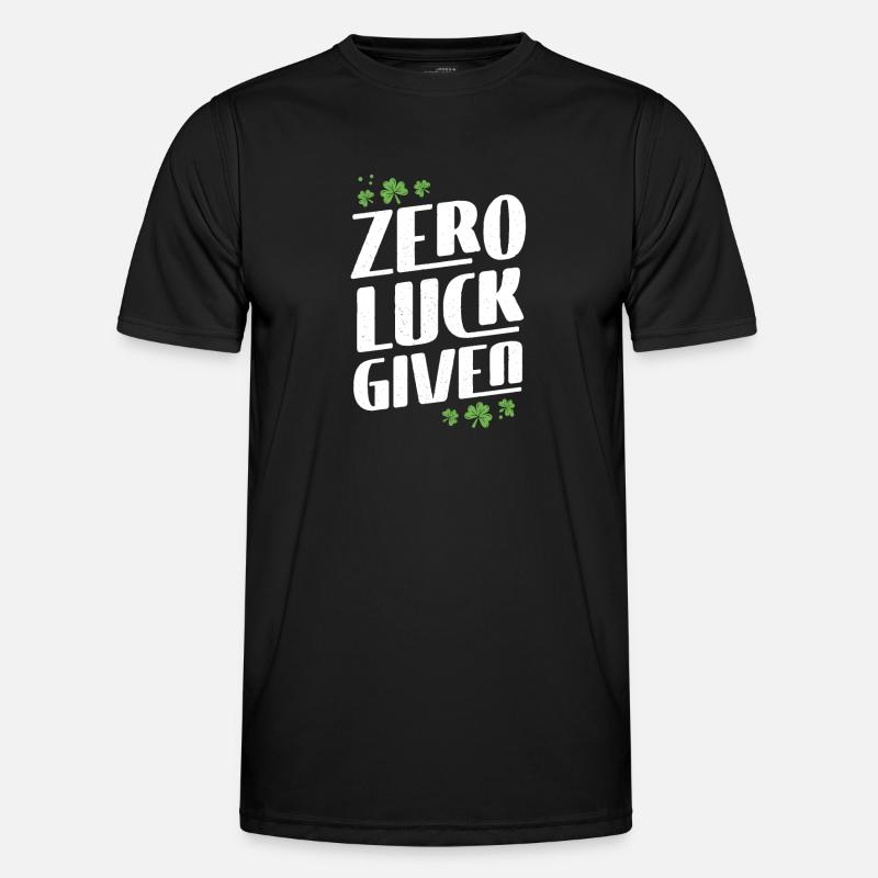 Zero happiness given - Men's Functional T-Shirt - black