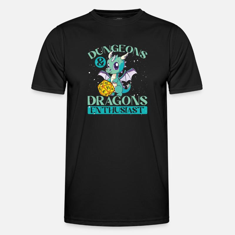 Passionné de dragon T-shirt sport Homme