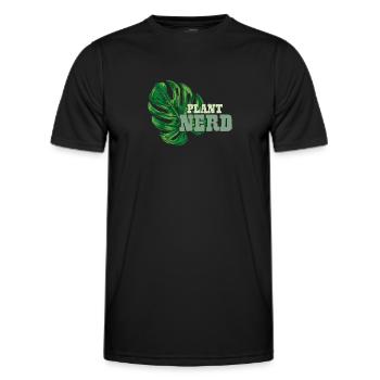 Plant Nerd Plant Monstera Gardener Window Leaf - T-shirt sport Homme - noir - Devant - AI Model Male 178 dark (178cm)