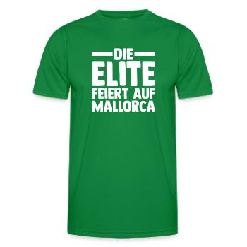 Party Urlaub Mallorca - Männer Funktions-T-Shirt - Kelly Green - Vorne - AI Model Male 178 dark (178cm)