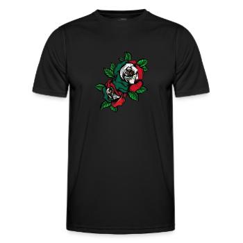 Mexique - T-shirt sport Homme - noir - Devant - AI Model Male 178 dark (178cm)