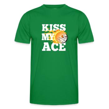 Embrasse mon as du volleyball - T-shirt sport Homme - vert - Devant - AI Model Male 178 dark (178cm)