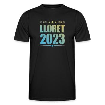 Lloret De Mar 2023 - Männer Funktions-T-Shirt - Schwarz - Vorne - AI Model Male 178 dark (178cm)