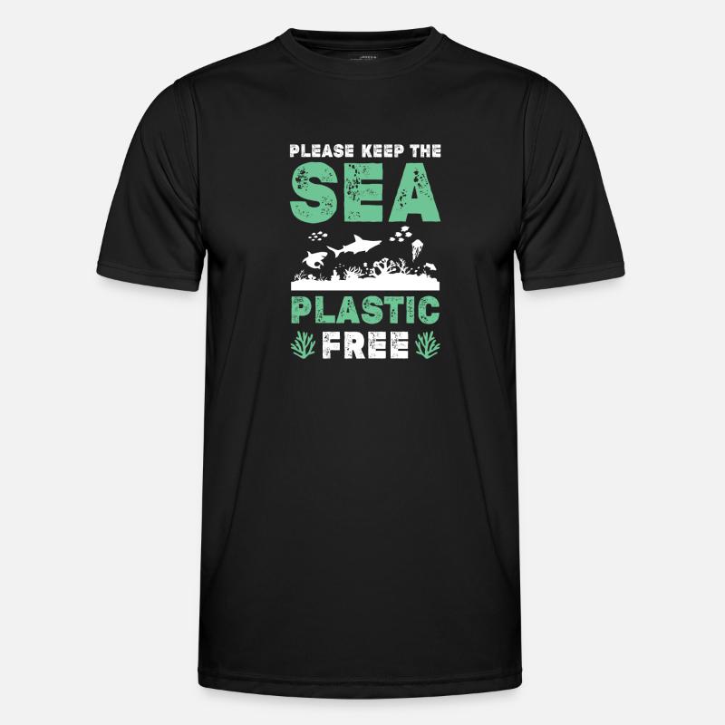Plastic Save the Ocean Men's Functional T-Shirt