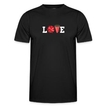 Cheerleader - T-shirt sport Homme - noir - Devant - AI Model Male 178 dark (178cm)