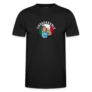 Mexique - T-shirt sport Homme - noir - Devant - AI Model Male 178 dark (178cm)