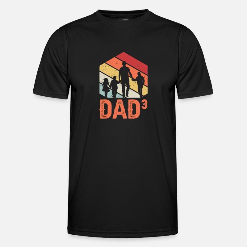 Dad High 3 - Men's Functional T-Shirt - black