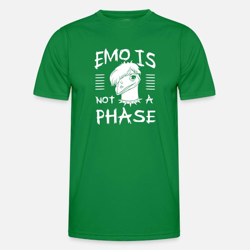 Emo Boy Emo Girl Emu Vogel Emocore Punk Ästhetik Männer Funktions-T-Shirt