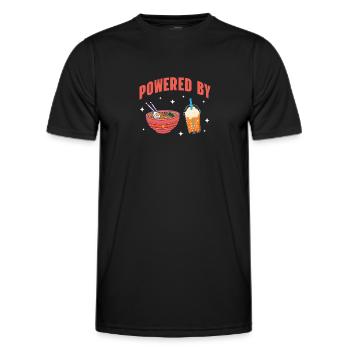 Bubble Tea - Men's Functional T-Shirt - black - Front - AI Model Male 178 dark (178cm)
