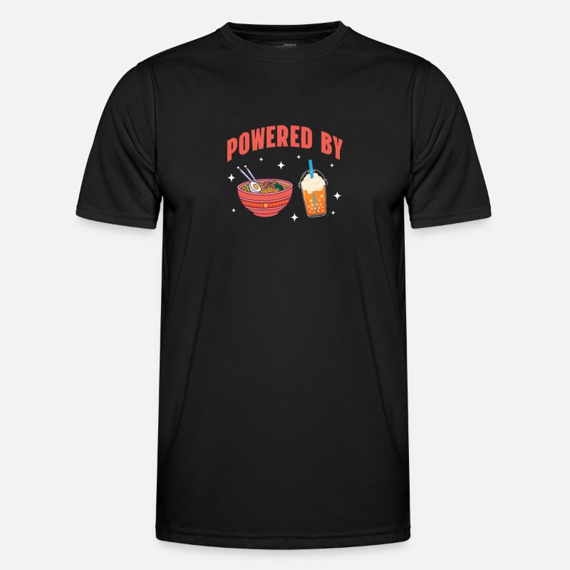 Bubble Tea - Männer Funktions-T-Shirt - Schwarz