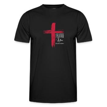 Bible - T-shirt sport Homme - noir - Devant - AI Model Male 178 dark (178cm)