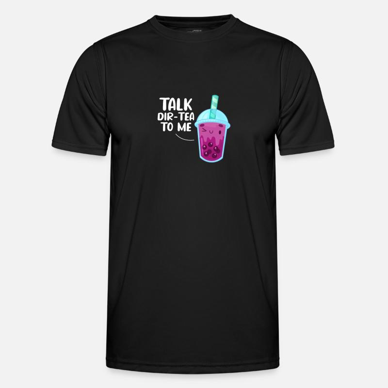 Bubble Tea - Männer Funktions-T-Shirt - Schwarz