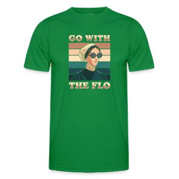 Krankenschwester Florence Nightingale Medizinische - Männer Funktions-T-Shirt - Kelly Green - Vorne - AI Model Male 178 dark (178cm)