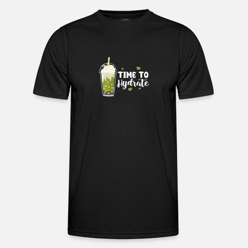 Bubble Tea - Männer Funktions-T-Shirt - Schwarz