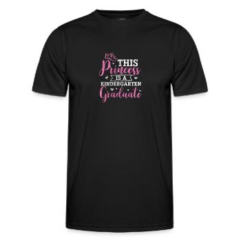 Kindergarten - Männer Funktions-T-Shirt - Schwarz - Vorne - AI Model Male 178 dark (178cm)