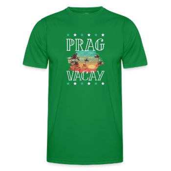 Vacances Prague - T-shirt sport Homme - vert - Devant - AI Model Male 178 dark (178cm)