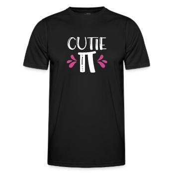 Cutie Pi - T-shirt sport Homme - noir - Devant - AI Model Male 178 dark (178cm)