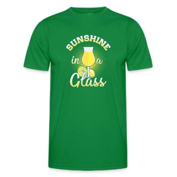 Limoncello italien Lover Liqueur de citron - T-shirt sport Homme - vert - Devant - AI Model Male 178 dark (178cm)