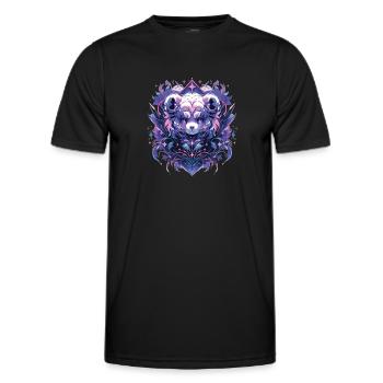 Panda Panda Tête Panda Ours Panda Panda Bébé - T-shirt sport Homme - noir - Devant - AI Model Male 178 dark (178cm)
