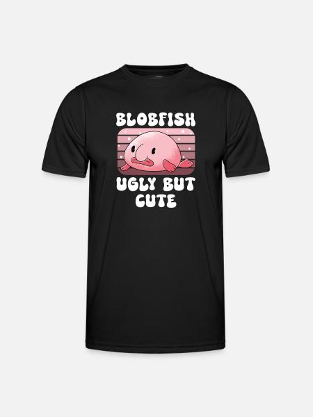 Meeresbiologe Tiefseefisch Blobfisch Ozean - Männer Funktions-T-Shirt - Schwarz