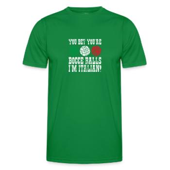 Lyonnaises - T-shirt sport Homme - vert - Devant - AI Model Male 178 dark (178cm)