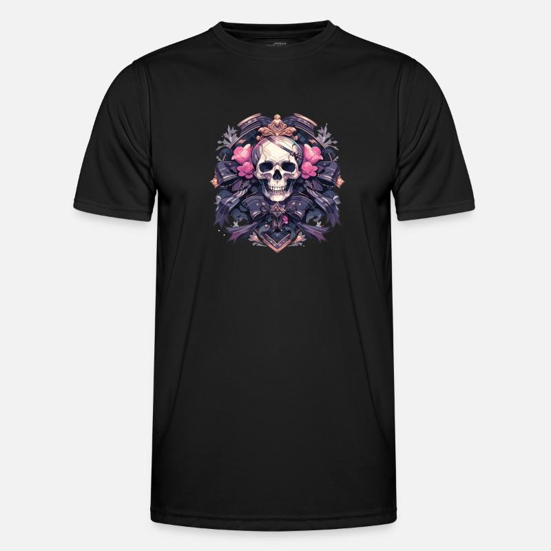Skull Skull Skulls Skull Skeleton - Men's Functional T-Shirt - black