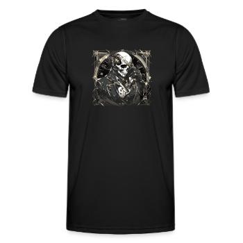 Skull Skull Skulls Skull Skeleton - Men's Functional T-Shirt - black - Front - AI Model Male 178 dark (178cm)