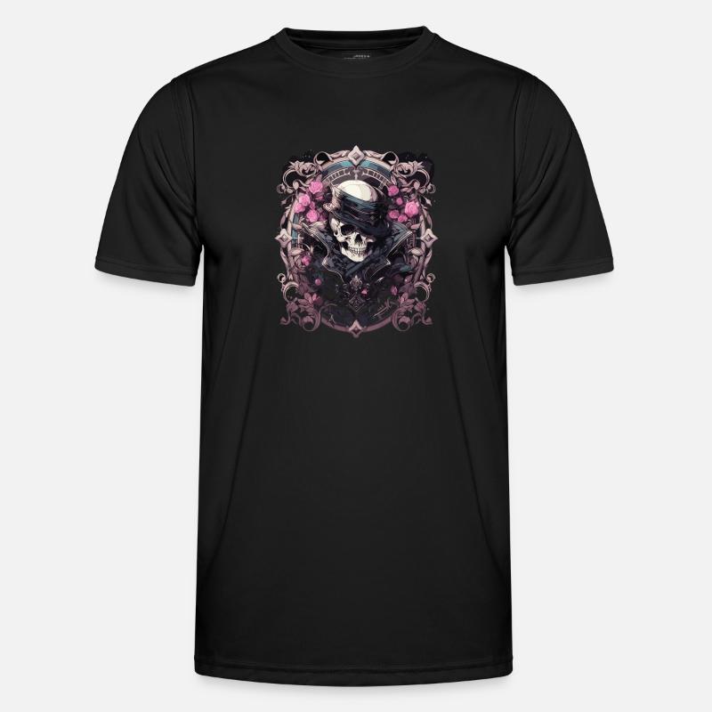 Skull Skull Skulls Skull Skeleton - Men's Functional T-Shirt - black