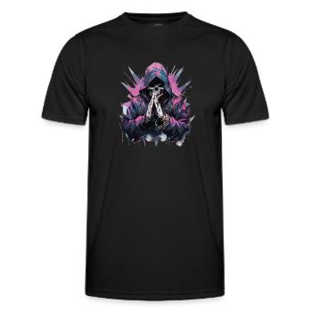 Skull Skull Skulls Skull Skeleton - Men's Functional T-Shirt - black - Front - AI Model Male 178 dark (178cm)