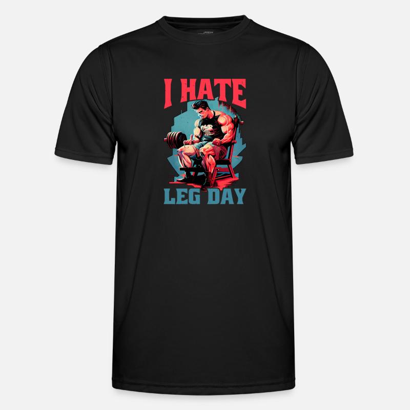 I Hate Leg Day 18 Männer Funktions-T-Shirt