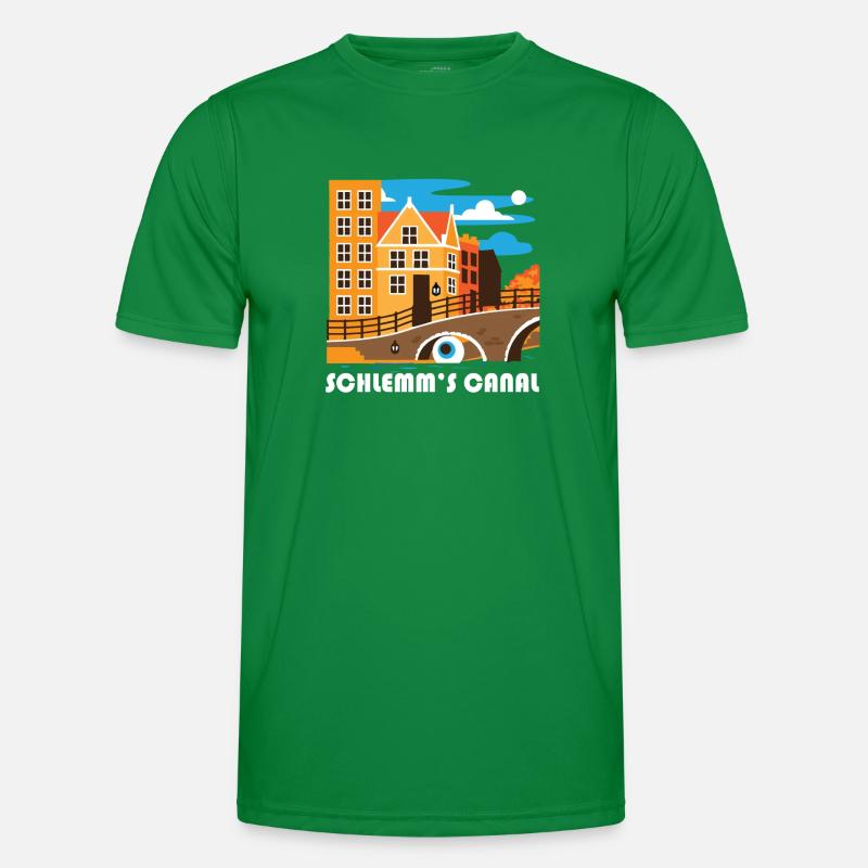 Schlemm’s Canal Funny Optométriste Ophtalmologiste T-shirt sport Homme