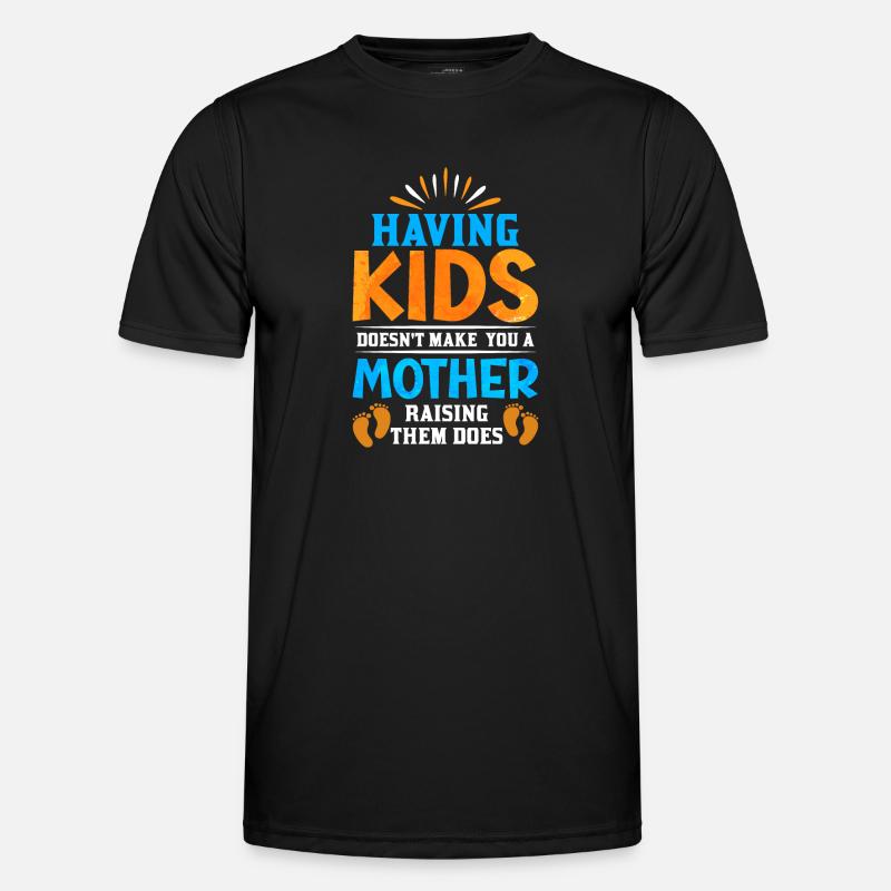 Stiefmutter - Männer Funktions-T-Shirt - Schwarz