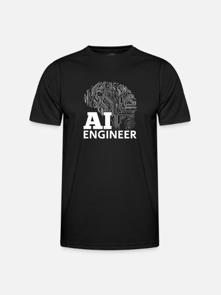 Artificial Intelligence Engineer - AI Engineer - Männer Funktions-T-Shirt - Schwarz