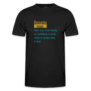 Human Resources Hr Manager Job Beruf - Männer Funktions-T-Shirt - Schwarz - Vorne - AI Model Male 178 dark (178cm)