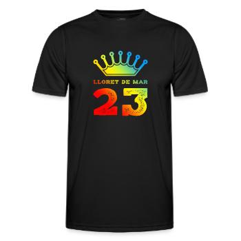 Lloret De Mar 23 Jersey 2023 - Men's Functional T-Shirt - black - Front - AI Model Male 178 dark (178cm)