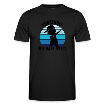 Vorschule Dabbing Vorschulkind Geschenk - Männer Funktions-T-Shirt - Schwarz - Vorne - AI Model Male 178 dark (178cm)