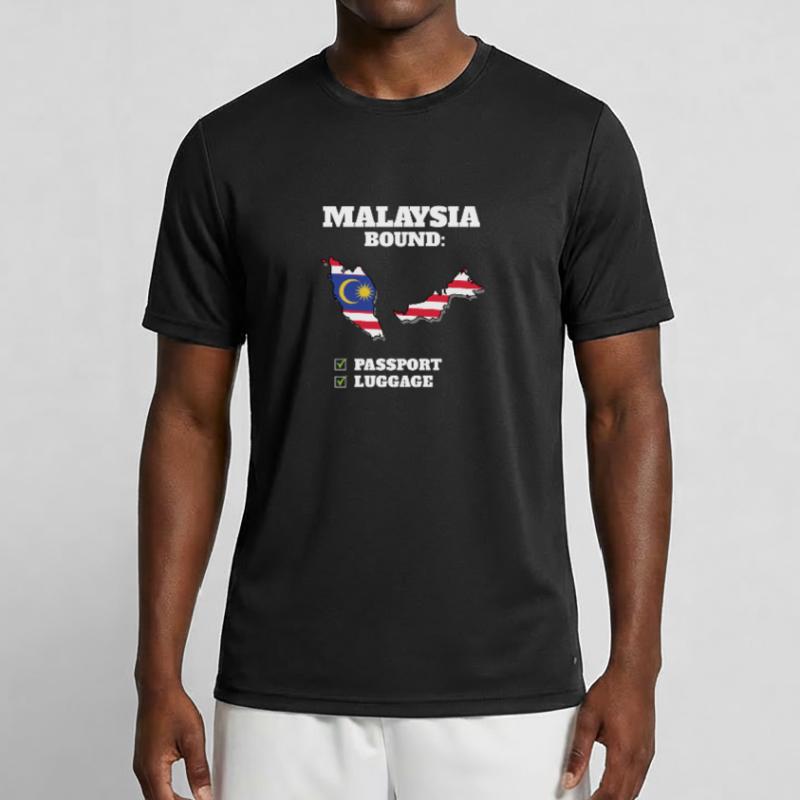 Voyage à destination de la Malaisie Drapeau malaisien T-shirt sport Homme