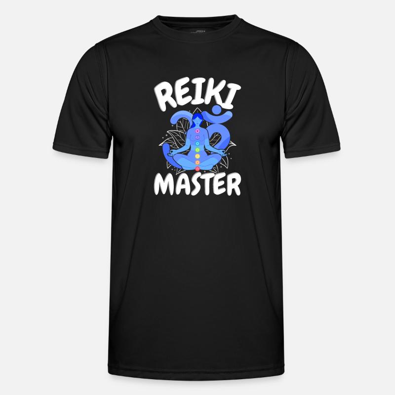 Reiki Master Gift Idea - Men's Functional T-Shirt - black