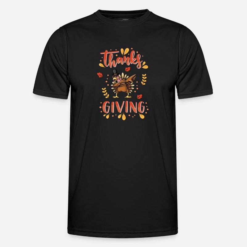 Get ready for Thanksgiving - Men's Functional T-Shirt - black