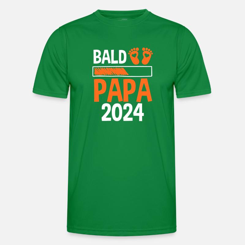 Werdender Papa 2029 Männer Funktions-T-Shirt