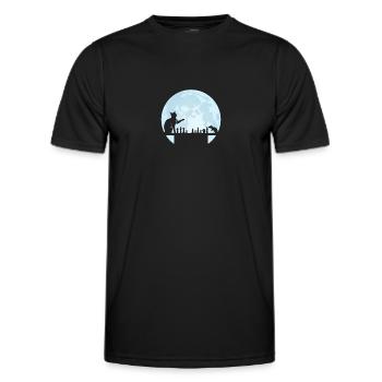 Chess Chess Board Checkmate Chess Player - Men's Functional T-Shirt - black - Front - AI Model Male 178 dark (178cm)
