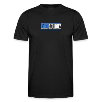 Hacker Coder Computerfreak Nerd Hacking Geschenk - Männer Funktions-T-Shirt - Schwarz - Vorne - AI Model Male 178 dark (178cm)
