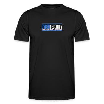Hacker - T-shirt sport Homme - noir - Devant - AI Model Male 178 dark (178cm)