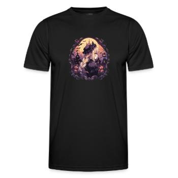 Hexe Helloween Hexen Outfit Hexen - Männer Funktions-T-Shirt - Schwarz - Vorne - AI Model Male 178 dark (178cm)